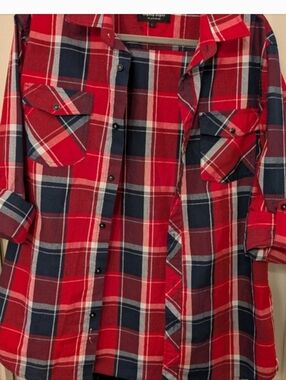 Eighty Eight Plaid Button Down Shirt Men's Size Large